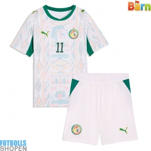 Billiga Senegal Nicolas Jackson #11 Hemmatröja Barn VM 2026 Kortärmad (+ Korta byxor)